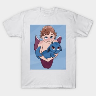 A Merchild and His Dragon T-Shirt